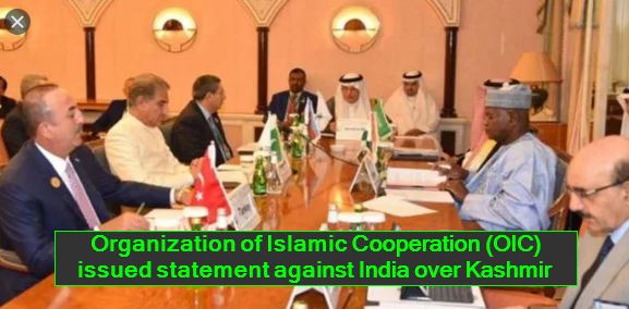 Organization of Islamic Cooperation (OIC) issued statement against India over Kashmir