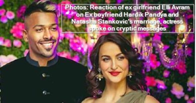 Photos - Reaction of ex girlfriend Elli Avram on Ex boyfriend Hardik Pandya and Natasha Stankovic's marriage, actress spoke on cryptic messages