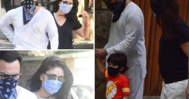 Photos - Saif-Kareena went out for outing by putting on a mask with son Taimur