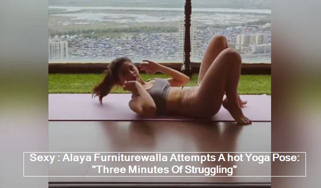 Sexy - Alaya Furniturewalla Attempts A hot Yoga Pose