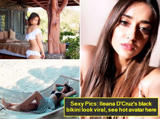 558px x 416px - Sexy Pics: Ileana D'Cruz's black bikini look viral, see hot avatar here -  The State