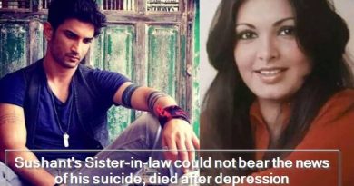 Sushant's Sister-in-law could not bear the news of his suicide, died after depression