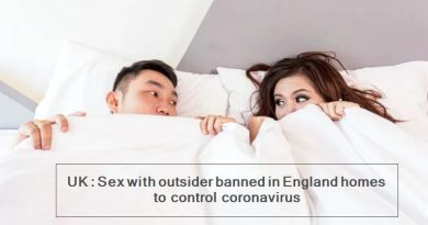 UK - Sex with outsider banned in England homes to control coronavirus