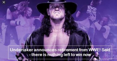 Undertaker announces retirement from WWE! Said - there is nothing left to win now