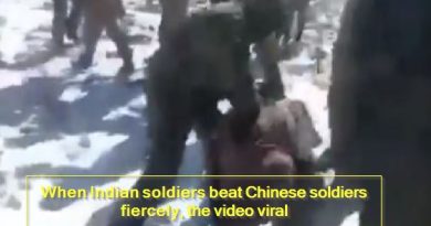 When Indian soldiers beat Chinese soldiers fiercely, the video viral