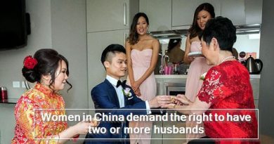 Women in China demand the right to have two or more husbands