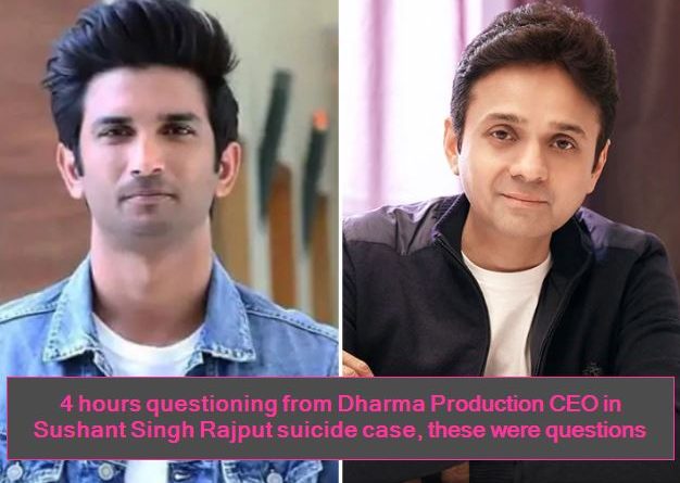 4 hours questioning from Dharma Production CEO in Sushant Singh Rajput suicide case, these were questions