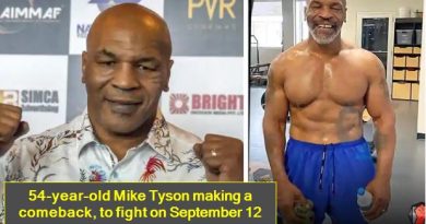 54-year-old Mike Tyson making a comeback, to fight on September 12