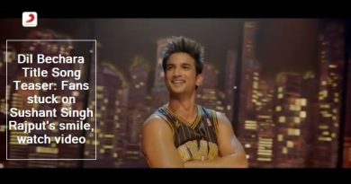 Dil Bechara Title Song Teaser - Fans stuck on Sushant Singh Rajput's smile, watch video