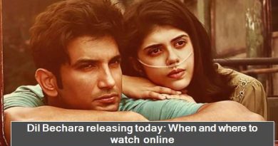 Dil Bechara releasing today - When and where to watch online