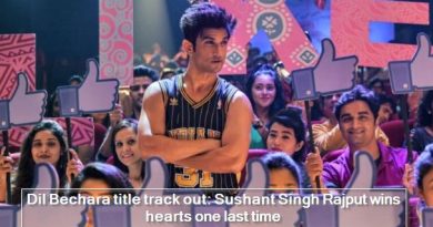 Dil Bechara title track out - Sushant Singh Rajput wins hearts one last time