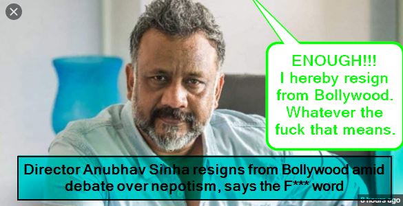Director Anubhav Sinha resigns from Bollywood amid debate over nepotism