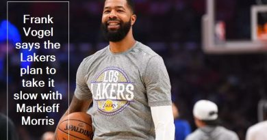 Frank Vogel says the Lakers plan to take it slow with Markieff Morris