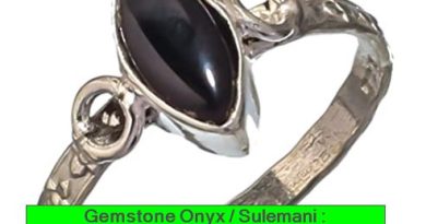 Gemstone Onyx -Sulemani - Adwantage, Astrology, Zodiac sign, weight and everything you need to know