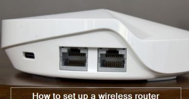 How to set up a wireless router