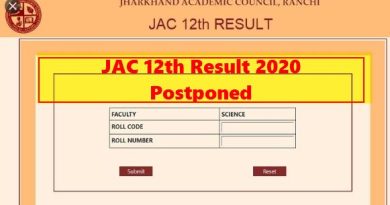 JAC 12th Result 2020 Postponed, for 5pm