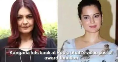 Kangana hits back at Pooja bhatt's video post of award function