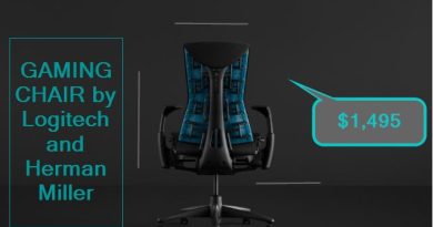 Logitech and Herman Miller made a $1,495 THE EMBODY GAMING CHAIR, See photos