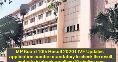 MP Board 10th Result 2020 LIVE Updates - application number mandatory to check the result, website to check result mp10.abplive.com