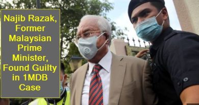 Najib Razak, Former Malaysian Prime Minister, Found Guilty in 1MDB Case