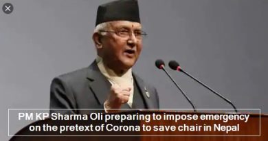 PM KP Sharma Oli preparing to impose emergency on the pretext of Corona to save chair in Nepal