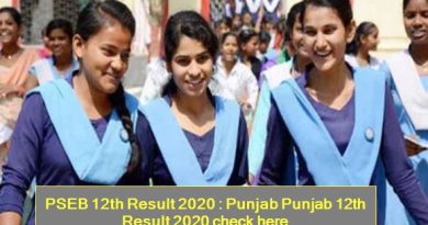 PSEB 12th Result 2020 - Punjab Punjab 12th Result 2020 check here