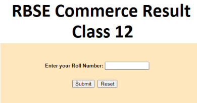 RBSE-12th-commerce-result