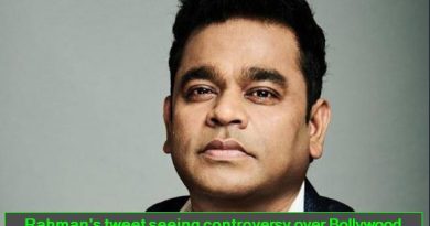 Rahman's tweet seeing controversy over Bollywood gang statement, said this