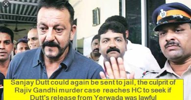 Sanjay Dutt could again be sent to jail, the culprit of Rajiv Gandhi murder case reaches HC to seek if Dutt's release from Yerwada was lawful