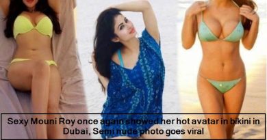 Sexy Mouni Roy once again showed her hot avatar in bikini in Dubai, Semi nude photo goes viral