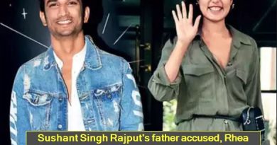 Sushant Singh Rajput's father accused, Rhea Chakraborty withdraws Rs 15 crore in a month from son's account