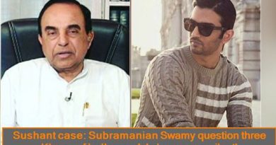 Sushant case - Subramanian Swamy question three Khans of bollywood, 'why are you silent'