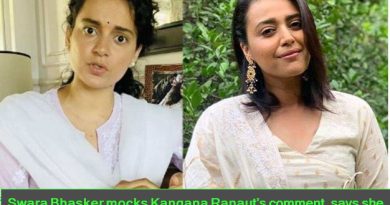 Swara Bhasker mocks Kangana Ranaut’s comment, says she got independence for India in 1947. Her team hits back