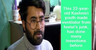 This 22-year-old Kashmiri youth made ventilator from home's junk, has done many inventions before