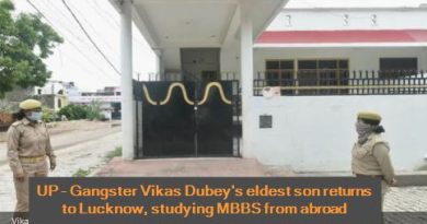 UP - Gangster Vikas Dubey's eldest son returns to Lucknow, studying MBBS from abroad