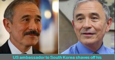US ambassador to South Korea shaves off his controversial mustache, saying it's too hot under a mask Harry harris