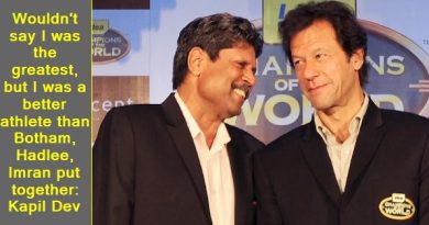 Wouldn't say I was the greatest, but I was a better athlete than Botham, Hadlee, Imran put together- Kapil Dev
