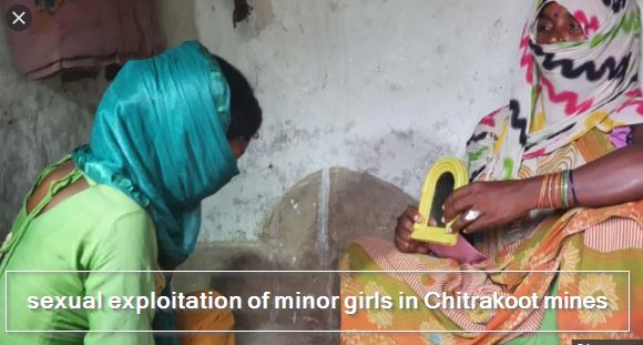 sexual exploitation of minor girls in Chitrakoot mines