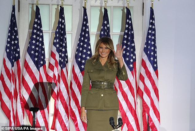 As Melania Trump walked away from the podium after her address at the Republican Convention (above), I thought of Jackie Kennedy, which was not what I expected