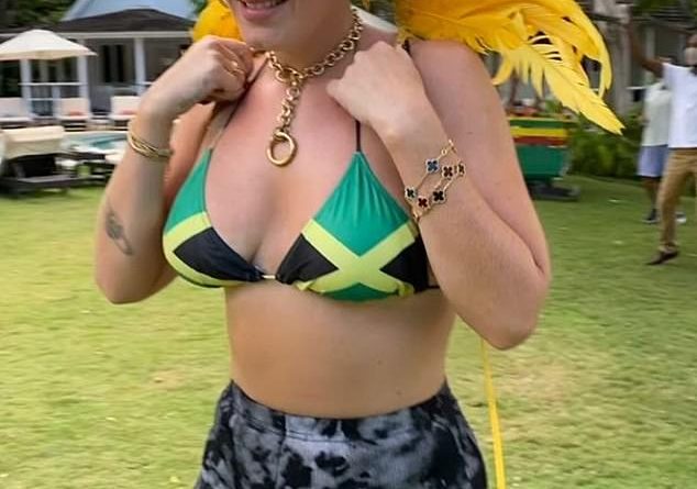 Defence: Adele has been supported by supermodel Naomi Campbell and thousands of fans after being accused of cultural appropriation for donning a Jamaican flag bikini topto mark the cancelled Notting Hill Carnival