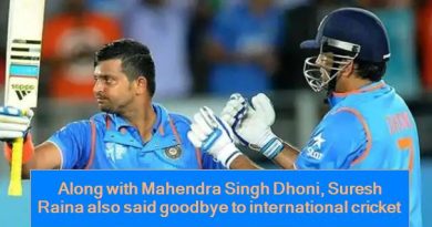 Along with Mahendra Singh Dhoni, Suresh Raina also said goodbye to international cricket