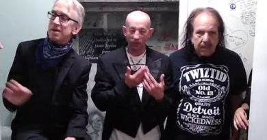 Andy Dick (left) has been seen on video obtained by DailyMail.com marrying two of his friends in a bizarre ceremony with Ron Jeremy (right) as the