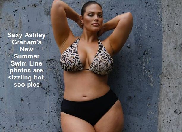Ashley Graham's sexy ass boobs swimsuit