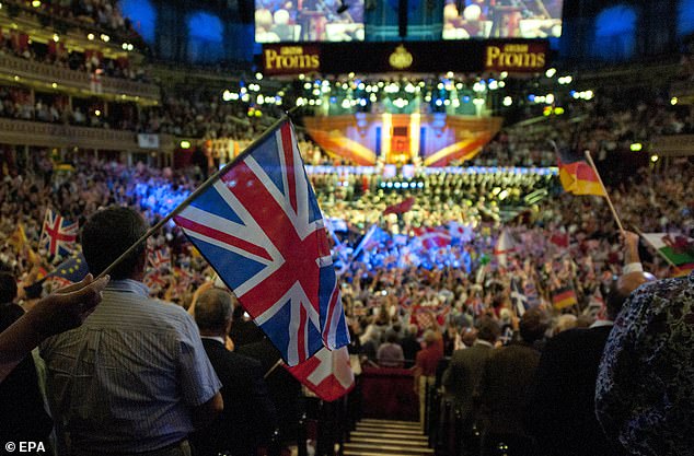 An emergency action plan was brought in to tackle so-called ‘unconscious bias’ within the world-renowned orchestra, which plays at the Last Night Of The Proms, pictured, every year