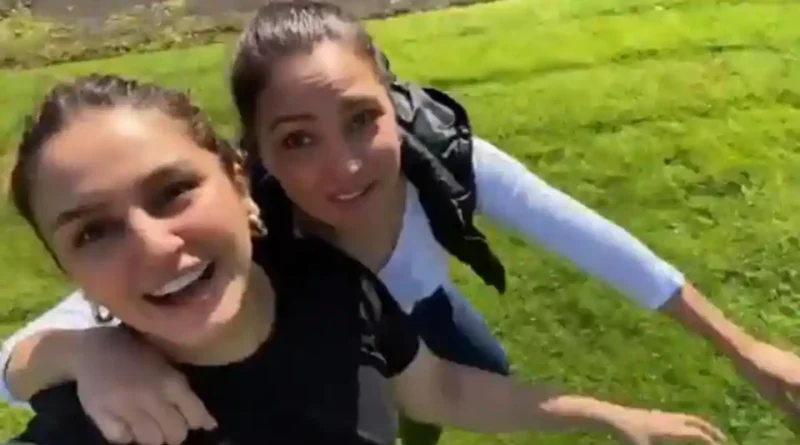 Lara Dutta and Huma Qureshi are in Scotland with the rest of the team of Bell Bottom for a shoot.