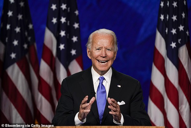 Joe Biden used Twitter to clap back at some of the comments President Donald Trump made in his Republican National Convention speech Thursday night