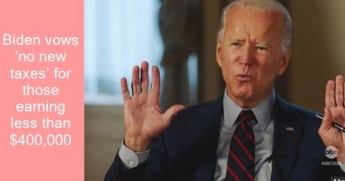 Biden vows ‘no new taxes’ for those earning less than $400,000