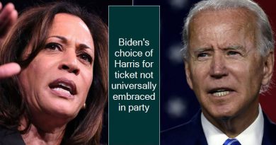 Biden's choice of Harris for ticket not universally embraced in party
