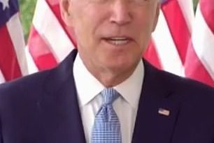 Former Vice President Joe Biden (above) has just a six-point edge over President Trump, according to the latest Yahoo News-YouGov survey