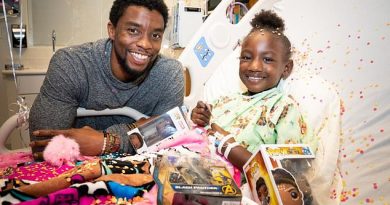 Giving back: Chadwick Boseman, who died Friday at 43, delighted children at St. Jude Children